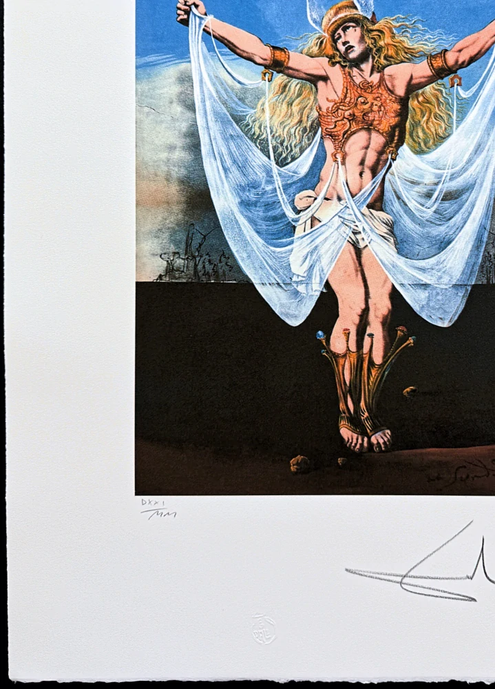 Salvador Dalí - Tristan insane - signováno, limitovaná edice, 50x66cm