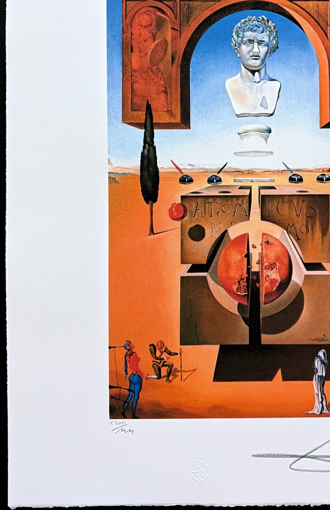 Salvador Dalí - Dematerialization Near the Nose of Nero - signováno, limitovaná edice, 50x66cm