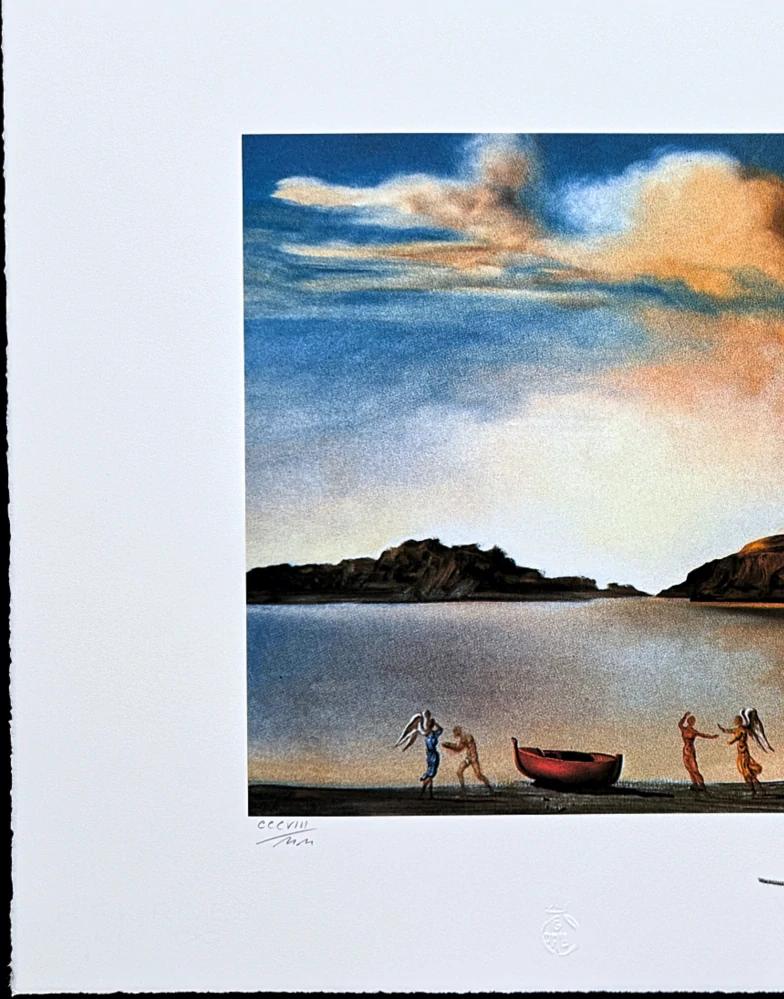 Salvador Dalí - Port Lligat at Sunset - signováno, limitovaná edice, 66x50cm