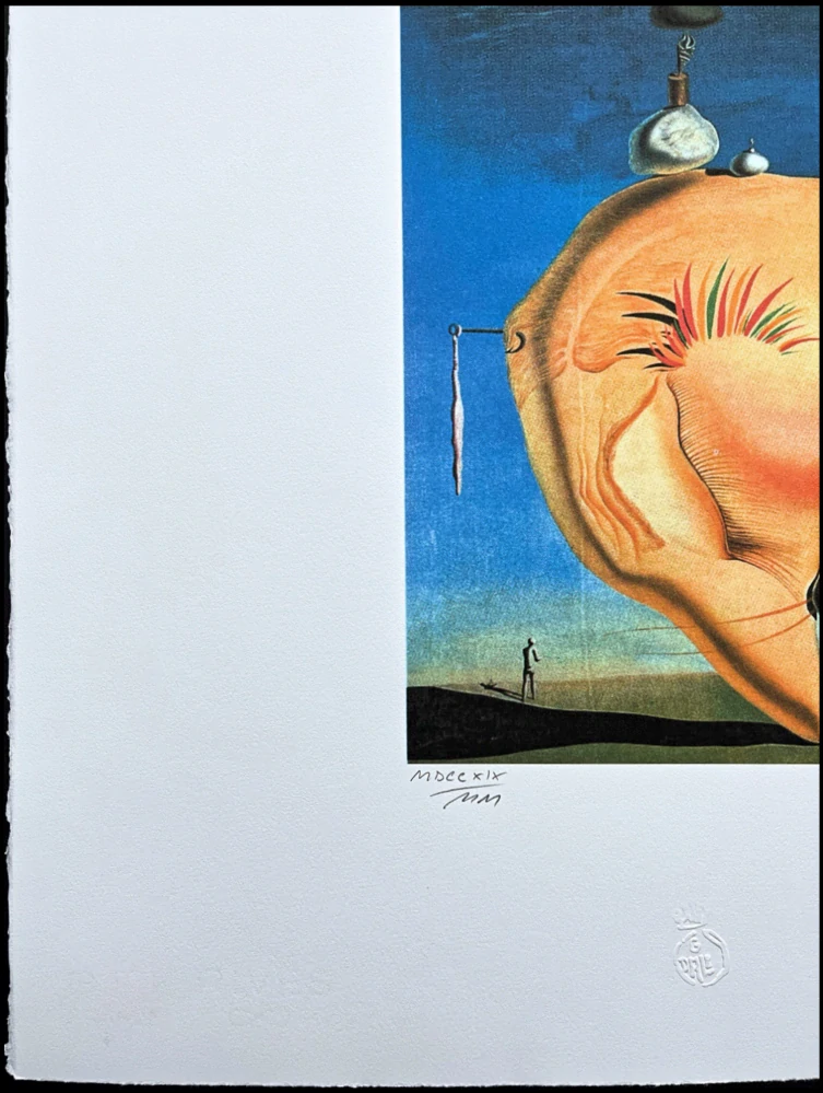 Salvador Dalí - The Great Masturbator - signováno, limitovaná edice, 50x66cm