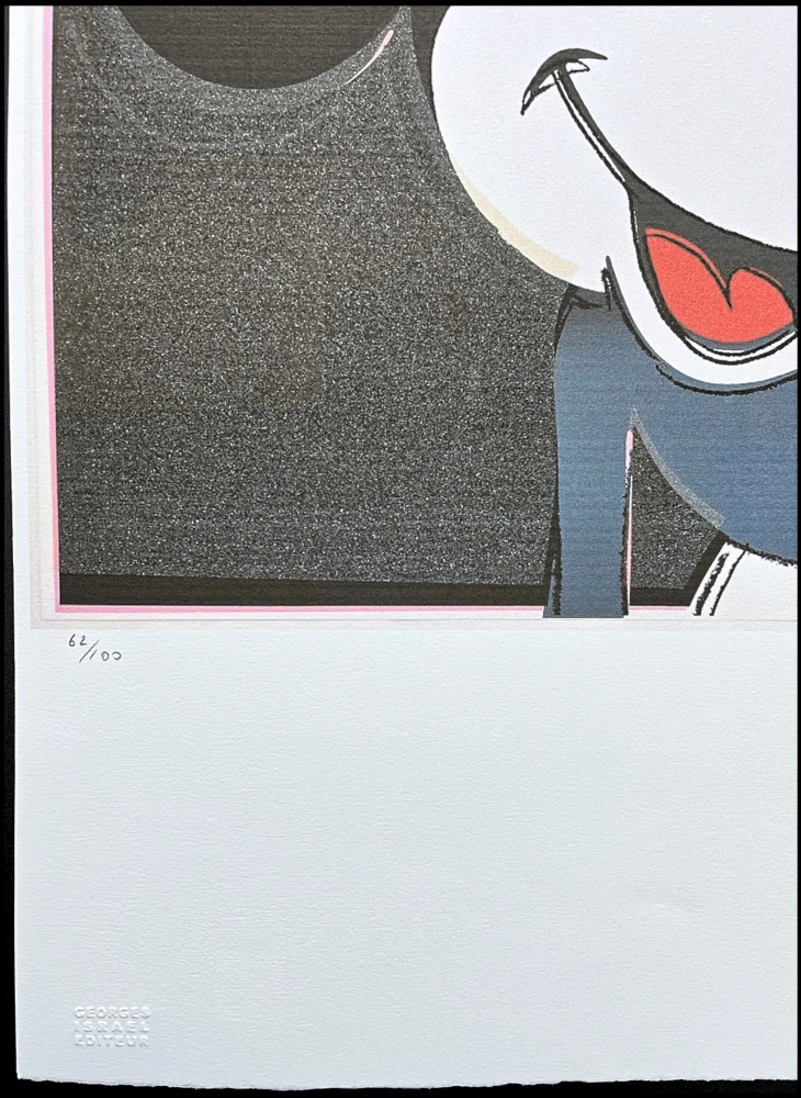 Andy Warhol - Mickey Mouse černý 62/100 - edice Leo Castelli s certifikátem
