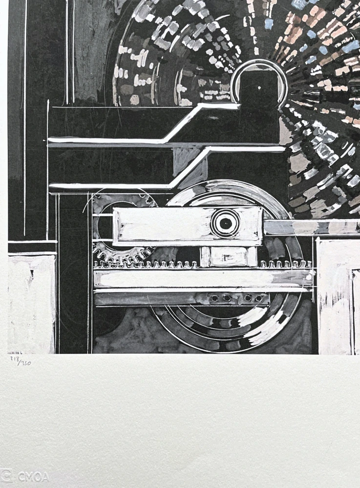 František Kupka - Studie hudby x/350 - limitovaná edice s certifikátem, 50x70cm
