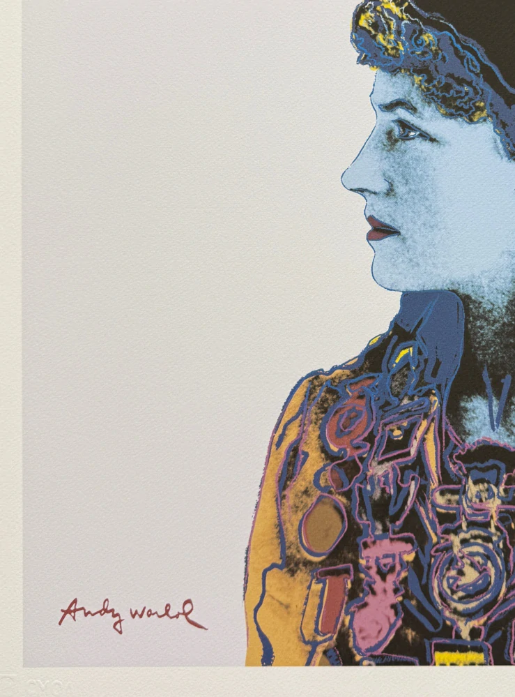Andy Warhol - Annie Oakley 78/500 - signováno, 50x50cm, limitovaná edice CMOA s certifikátem