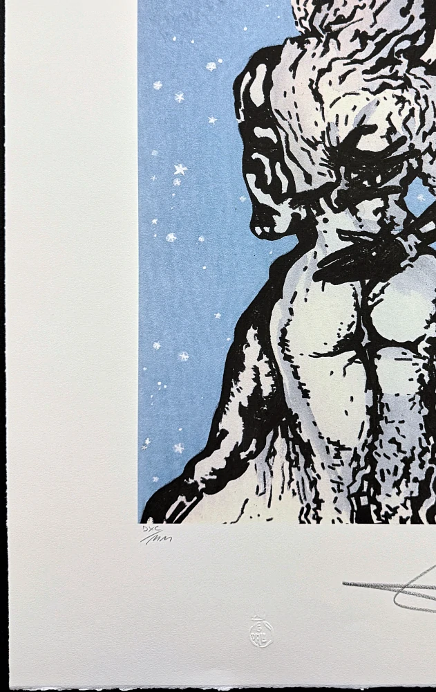 Salvador Dalí - Hugging - signováno, limitovaná edice, 50x66cm