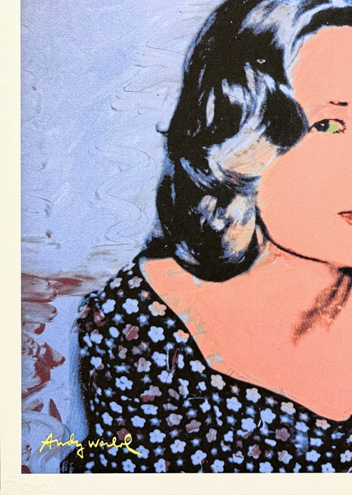Andy Warhol - Sao Schlumberger 72/500 - signováno, 50x50cm, limitovaná edice CMOA s certifikátem