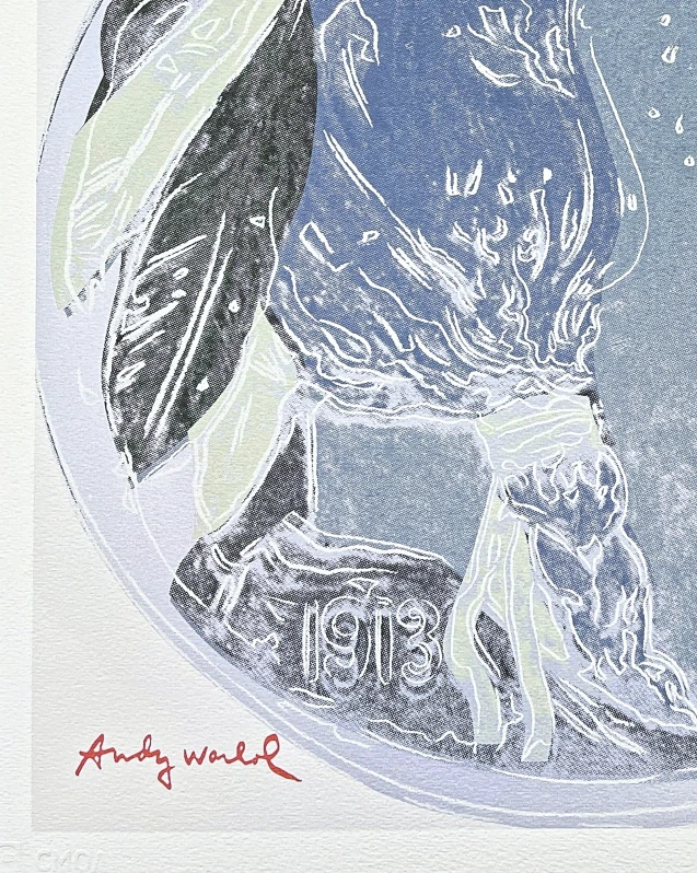 Andy Warhol - Indian Head Nickel x/500 - signováno, 50x50cm, limitovaná edice CMOA s certifikátem