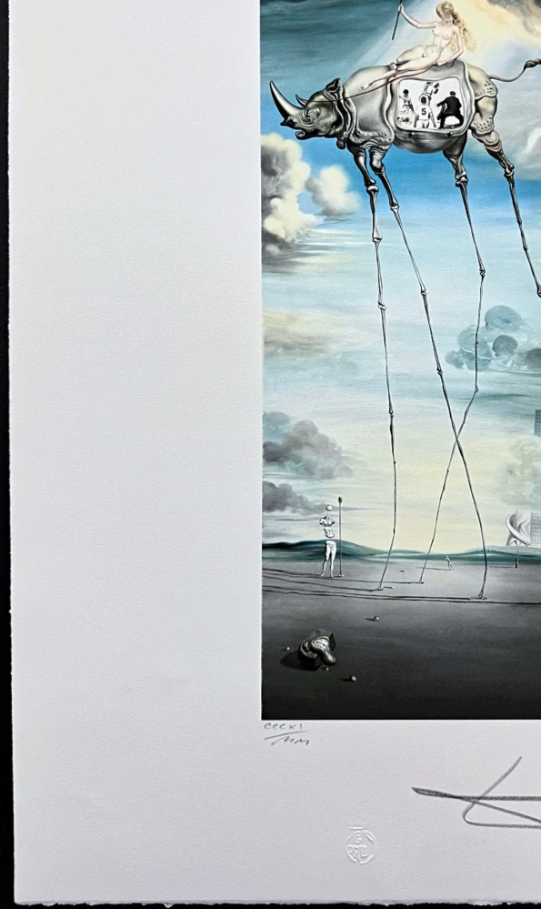Salvador Dalí - Celestial Ride - signováno, limitovaná edice, 50x66cm