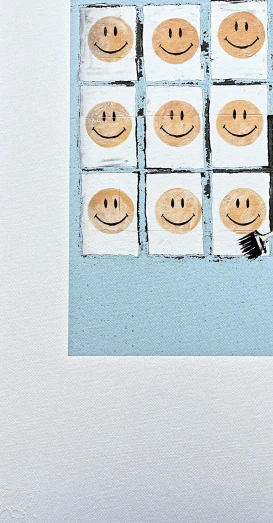 Banksy - Happy Face 73/100 - číslovaná edice s certifikátem, 50x70cm