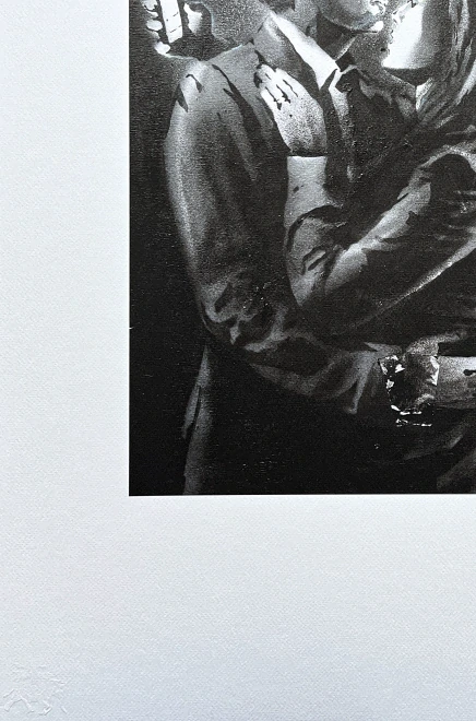 Banksy - Mobile lovers x/150 - číslovaná edice s certifikátem, 50x70cm