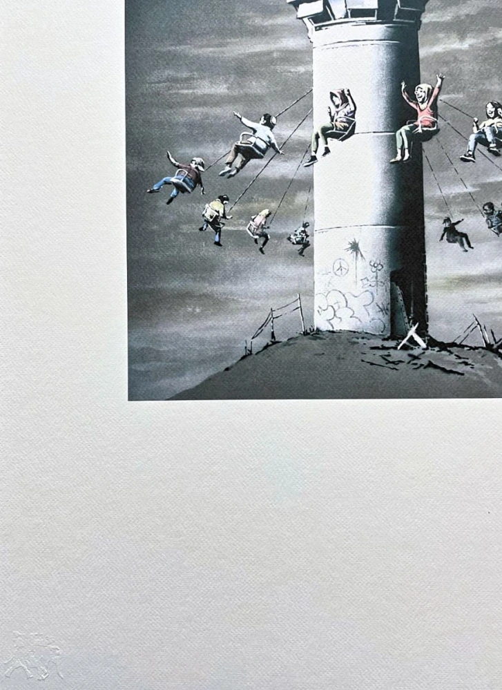 Banksy - Casousel 102/150 - číslovaná edice s certifikátem, 50x70cm
