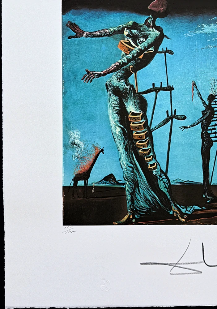 Salvador Dalí - Flordali Les Fruis - signováno, limitovaná edice, 50x66cm