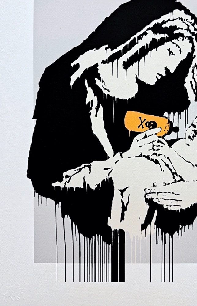 Banksy - Toxic Mary 16/150 - číslovaná edice s certifikátem, 50x70cm