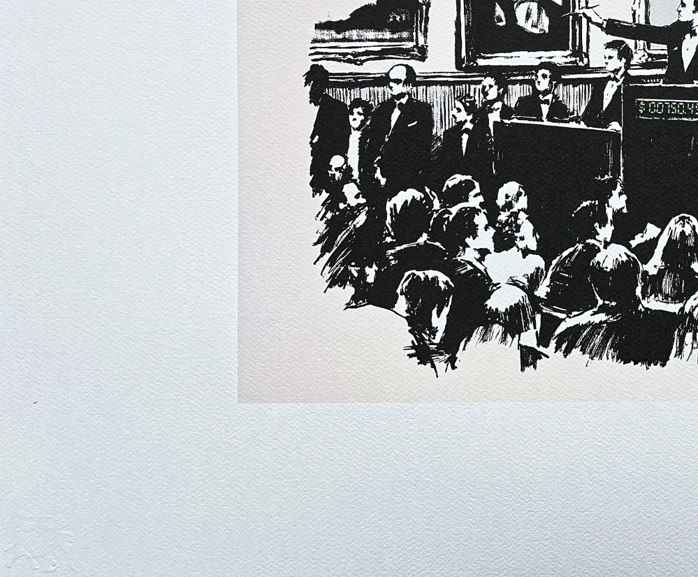 Banksy - Morons 77/150 - číslovaná edice s certifikátem, 70x50cm