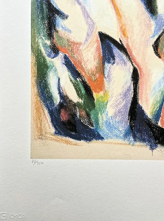 František Kupka - Accent Noir 86/350 - limitovaná edice s certifikátem, 50x70cm