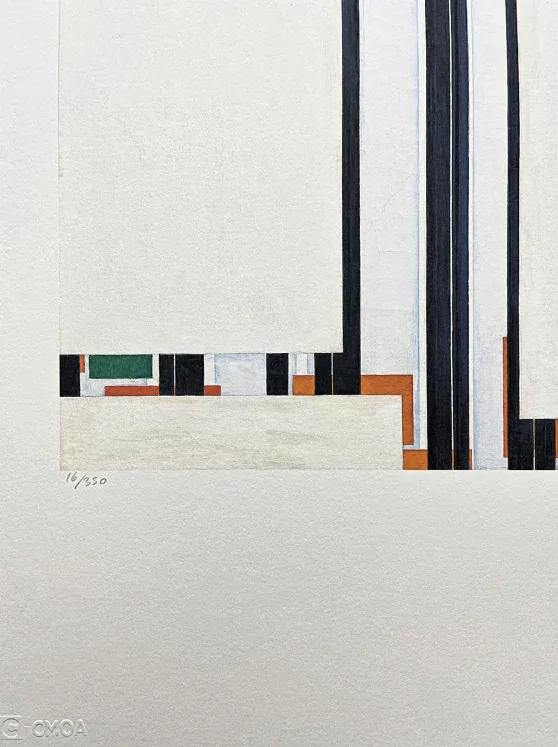 František Kupka - Série C III 16/350 - limitovaná edice s certifikátem, 50x70cm