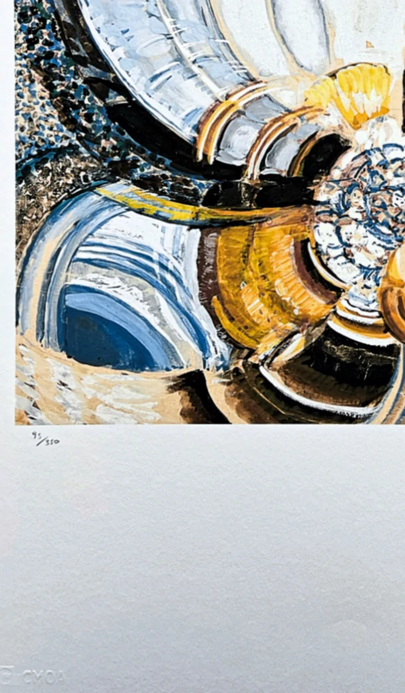 František Kupka - Around Point 95/350 - limitovaná edice s certifikátem, 50x70cm