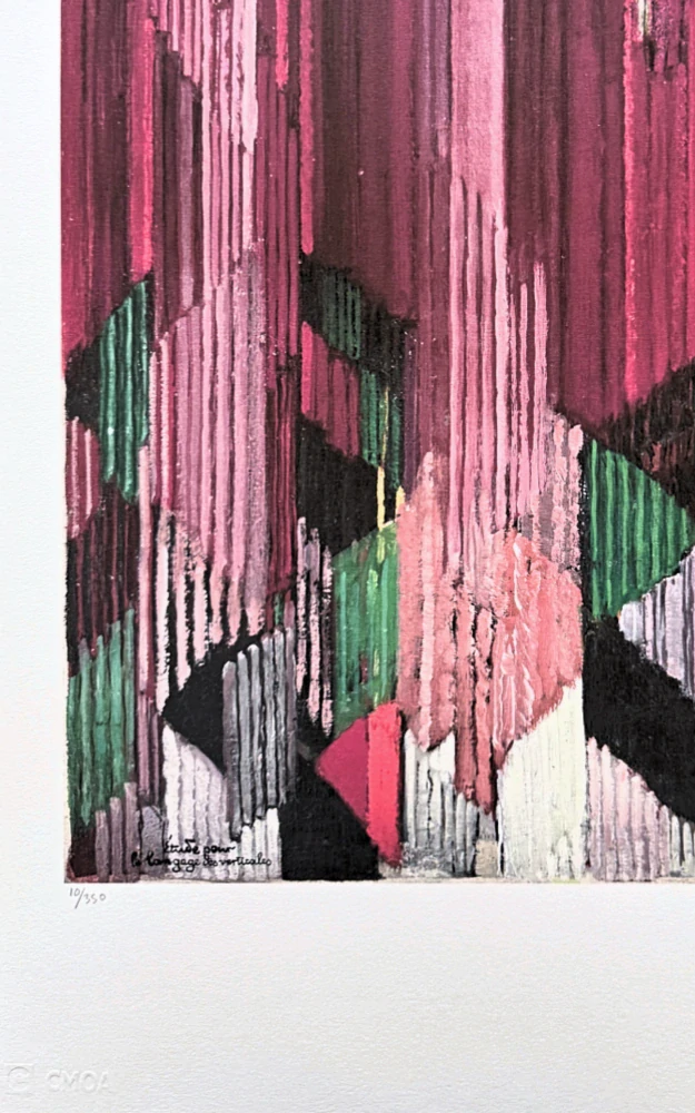 František Kupka - Study of verticals 10/350 - limitovaná edice s certifikátem, 50x70cm