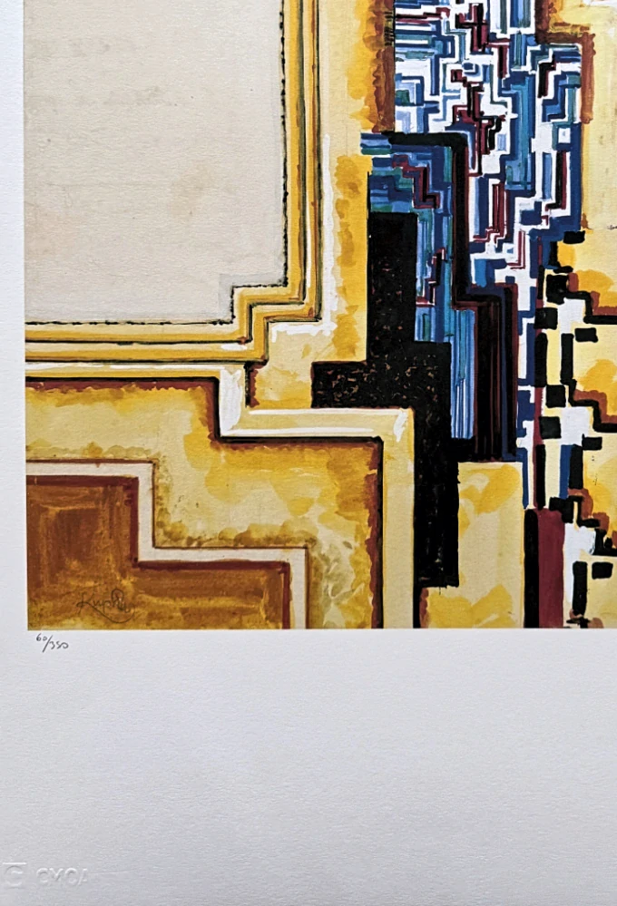 František Kupka - Contrast series 60/350 - limitovaná edice s certifikátem, 50x70cm