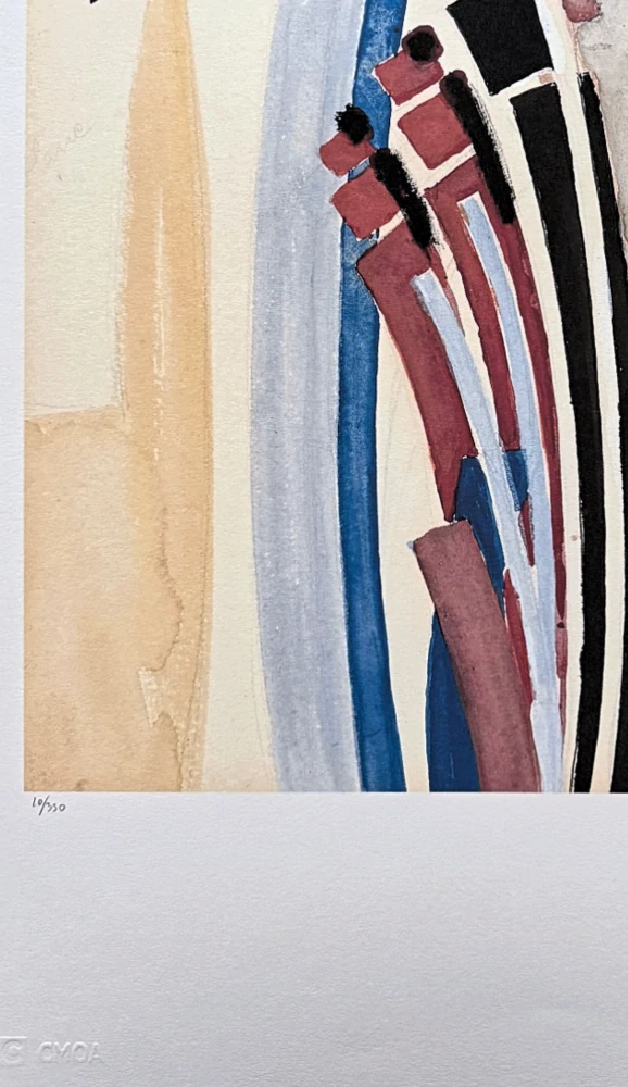 František Kupka - Study of curves 10/350 - limitovaná edice s certifikátem, 50x70cm