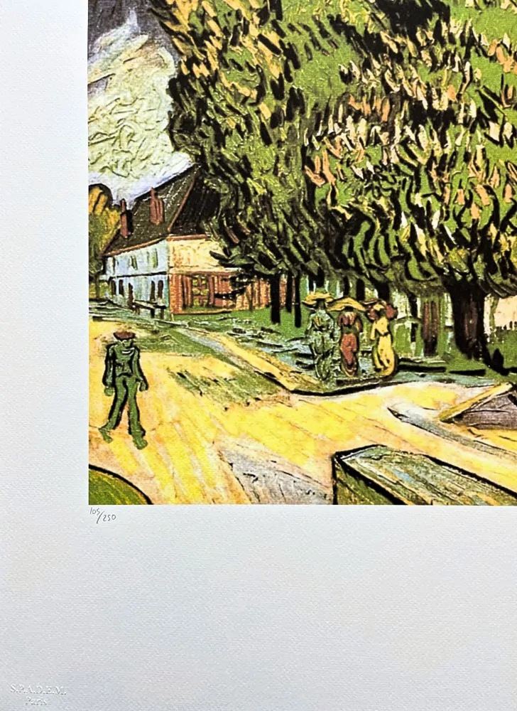 Vincent van Gogh - Chestnut Trees in Blossom 105/250 - limitovaná edice s certifikátem, 50x70cm
