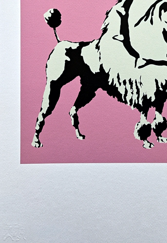 Banksy - Bulldog 80/150 - číslovaná edice s certifikátem, 50x70cm