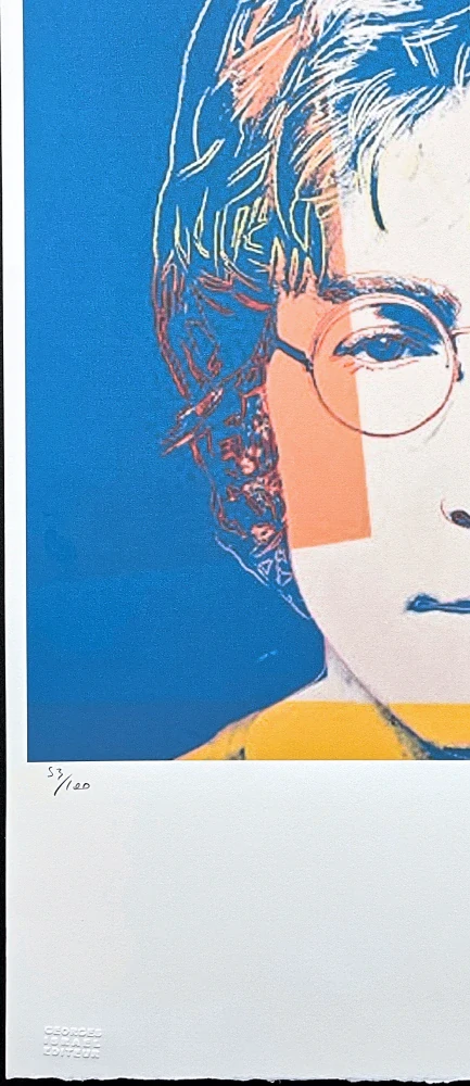 Andy Warhol - John Lennon x/100 - edice Leo Castelli s certifikátem