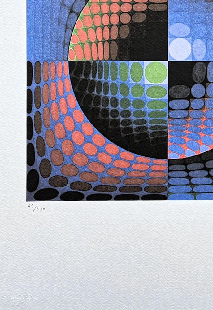 Victor Vasarely - Astonishing - limitovaná edice s certifikátem