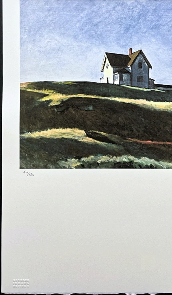 Edward Hopper - Lighthouse Hill 40/150 - limitovaná edice, s certifikátem, 38x57 cm