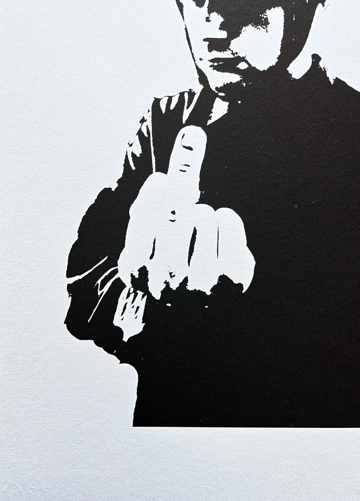 Banksy - Rude Copper 65/150 - číslovaná edice s certifikátem, 50x70cm