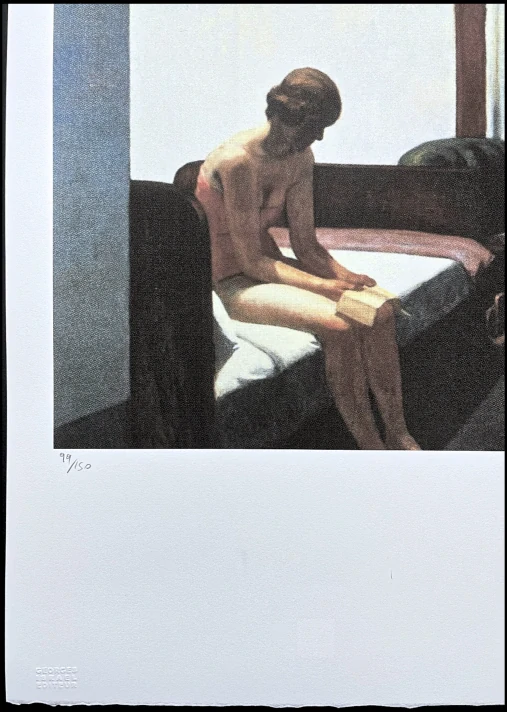 Edward Hopper - Hotel room 99/150 - limitovaná edice, s certifikátem, 38x57 cm
