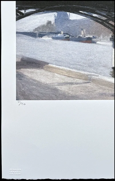 Edward Hopper - The bridge of art 55/150 - limitovaná edice, s certifikátem, 38x57 cm