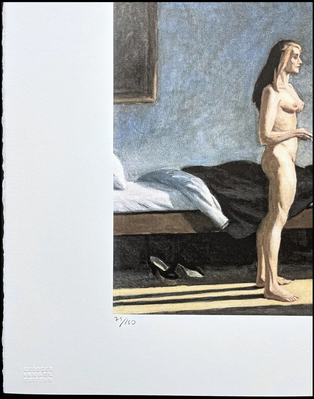Edward Hopper - Woman in the sun 75/150 - limitovaná edice, s certifikátem, 57x38 cm