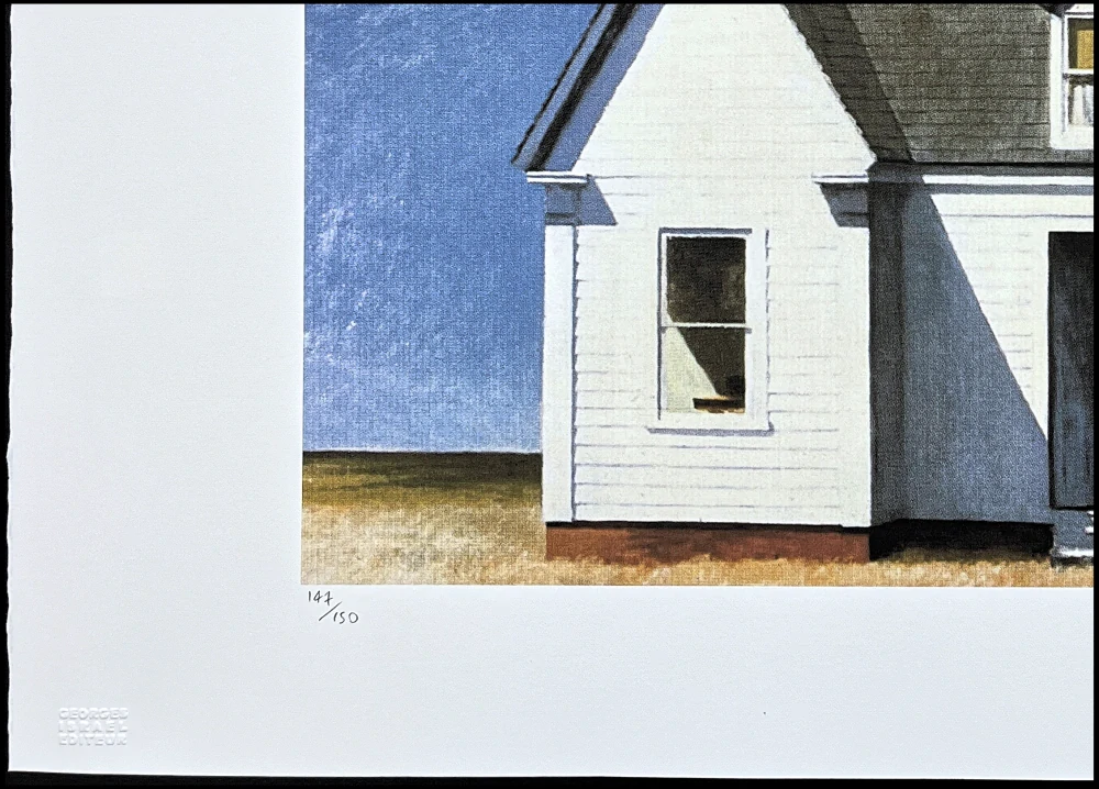 Edward Hopper - High noon 147/150 - limitovaná edice, s certifikátem, 57x38 cm