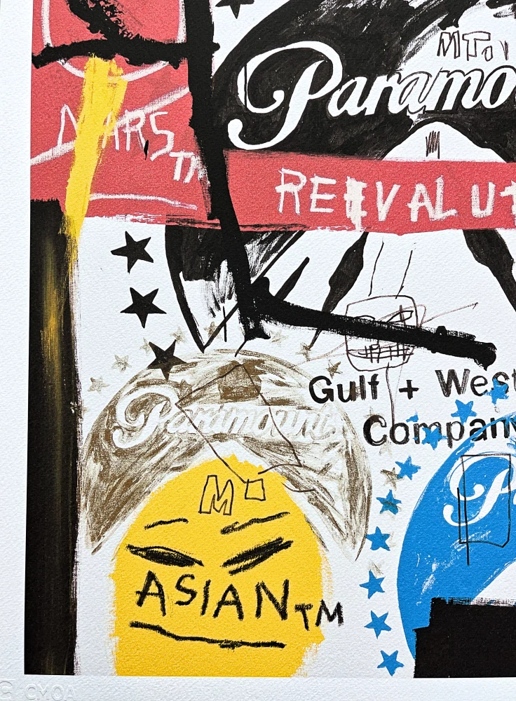 Andy Warhol - Paramount - Revaluate 206/500 - signováno, 50x50cm, limitovaná edice CMOA s certifikátem