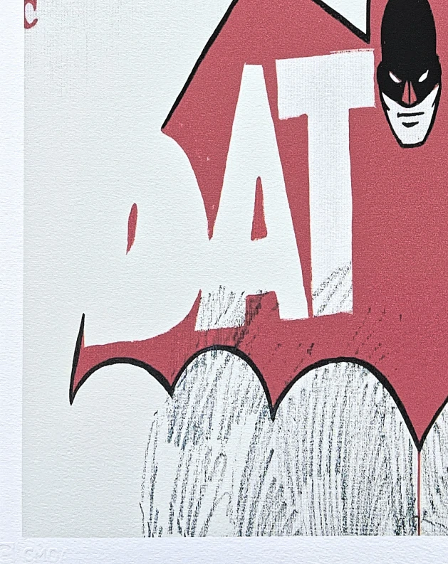 Andy Warhol - Batman 69/500 - signováno, 50x50cm, limitovaná edice CMOA s certifikátem