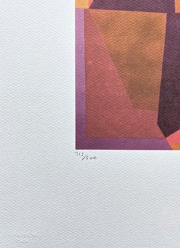 Victor Vasarely - Mindoro II - limitovaná edice s certifikátem