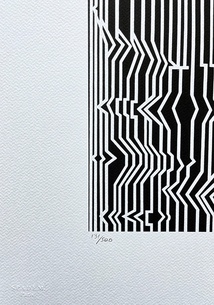 Victor Vasarely - Meandre IV - limitovaná edice s certifikátem