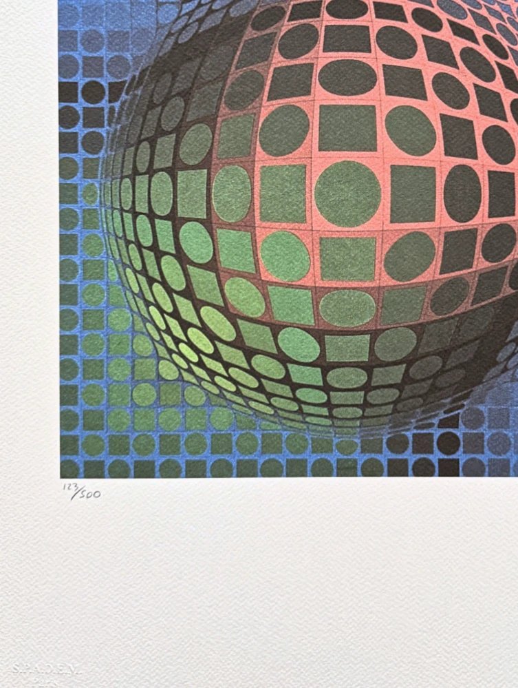 Victor Vasarely - Vega Arny II - 123/500 limitovaná edice s certifikátem