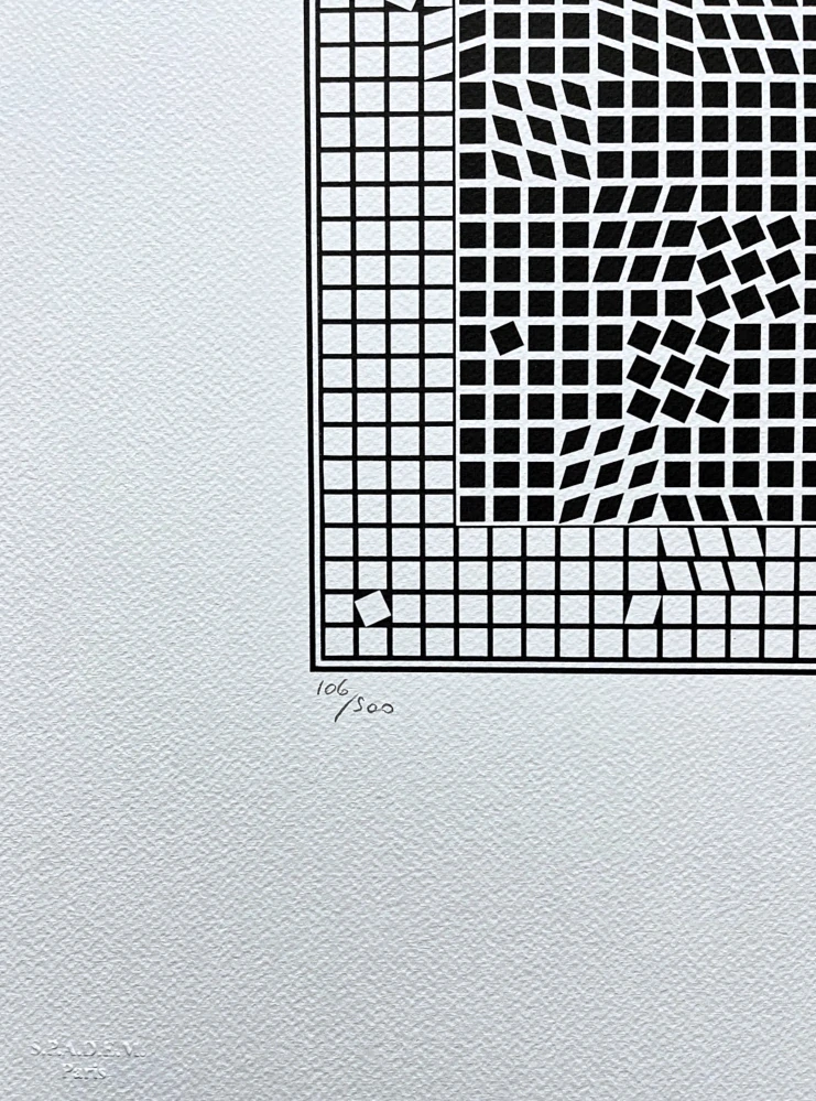 Victor Vasarely - Tinko - limitovaná edice s certifikátem