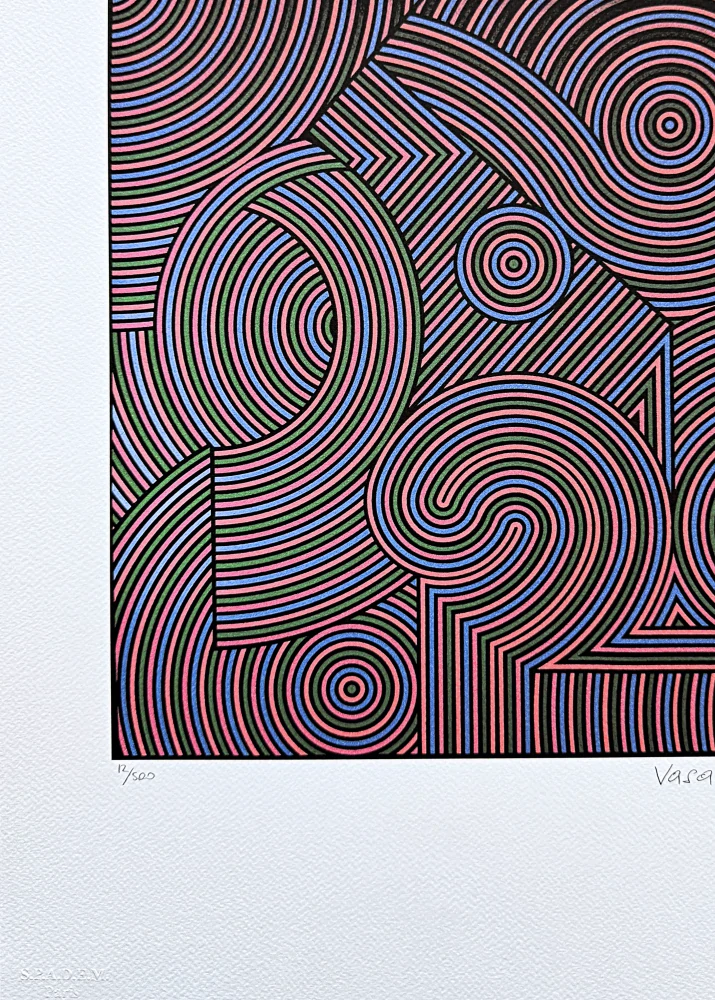 Victor Vasarely - Tekers MC - limitovaná edice s certifikátem