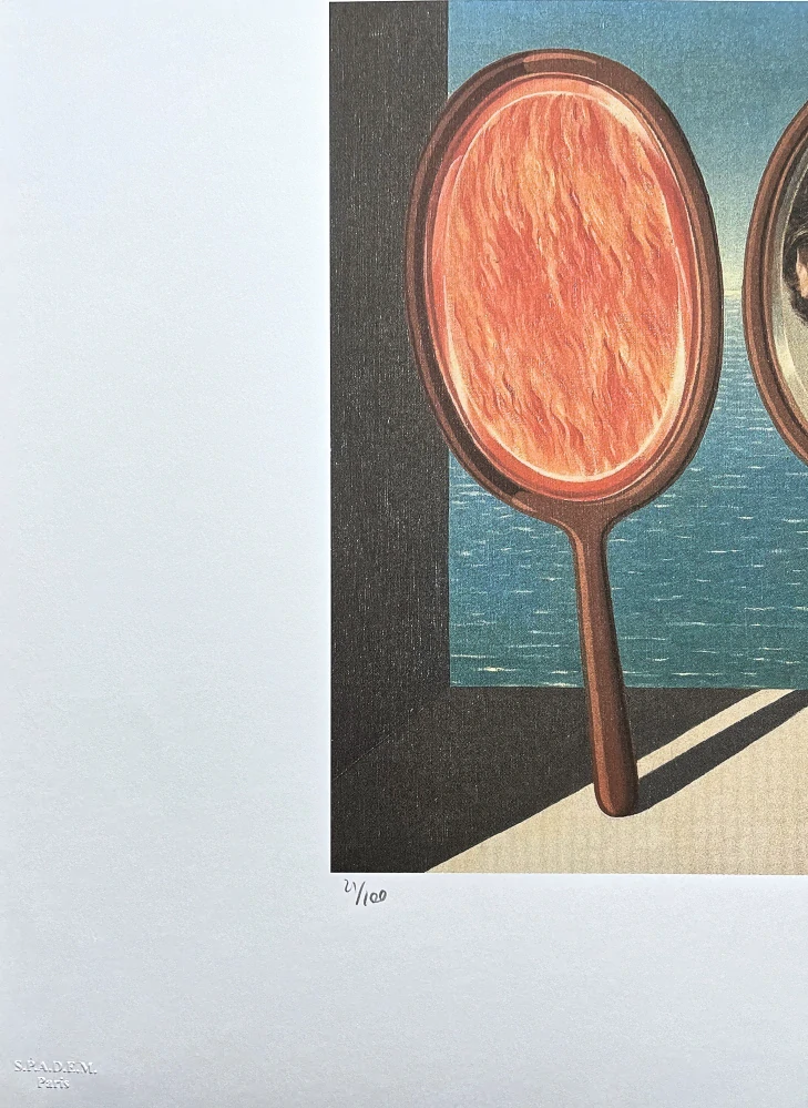 René Magritte - Portrait of Irene Hamoir 21/100 - limitovaná edice, 70x50cm