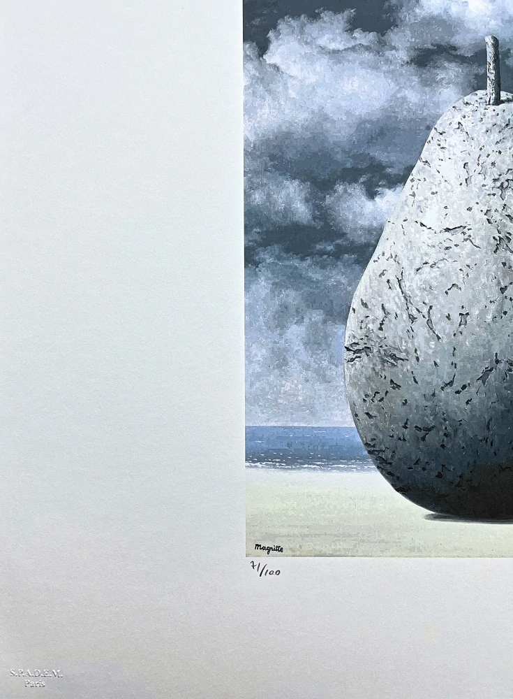 René Magritte - Memory of a voyage 71/100 - limitovaná edice, 50x70cm