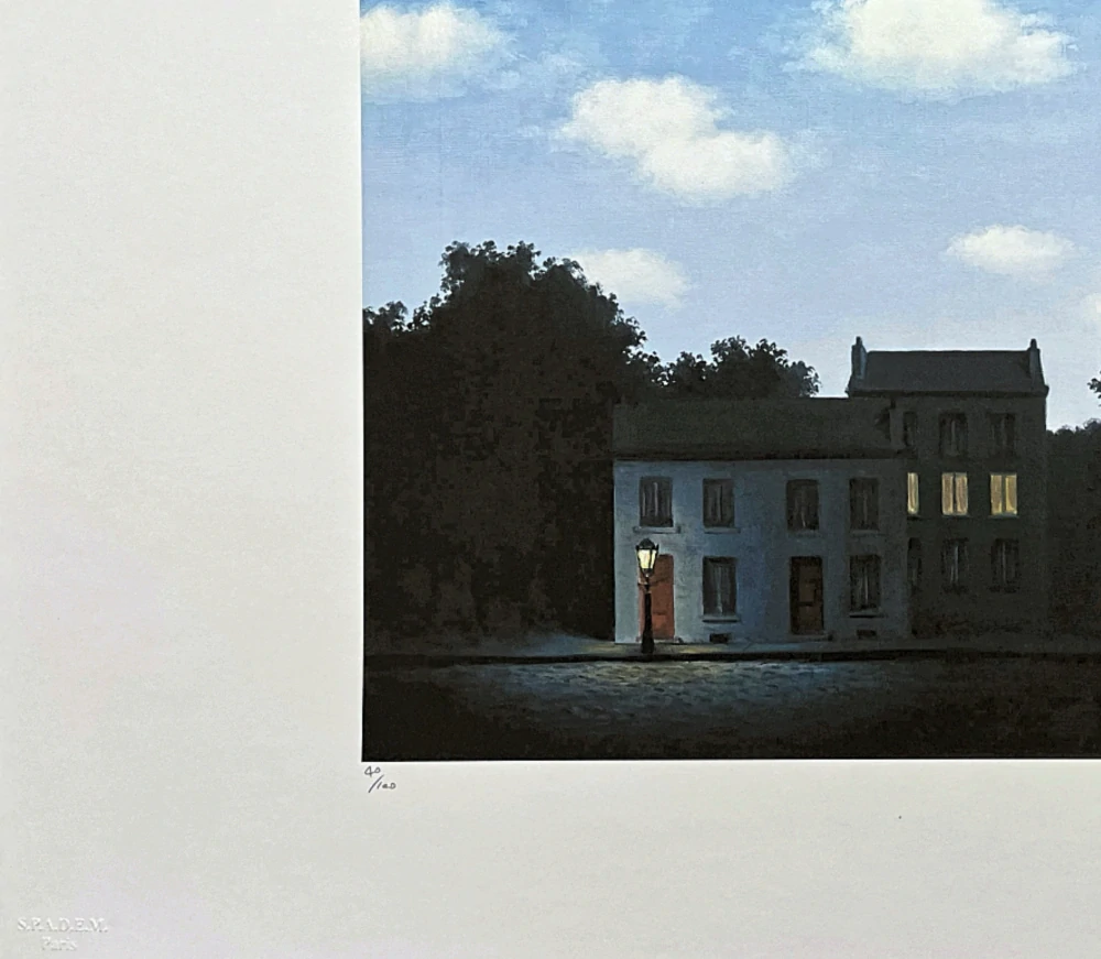 René Magritte - The Empire of light 40/100 - limitovaná edice, 70x50cm
