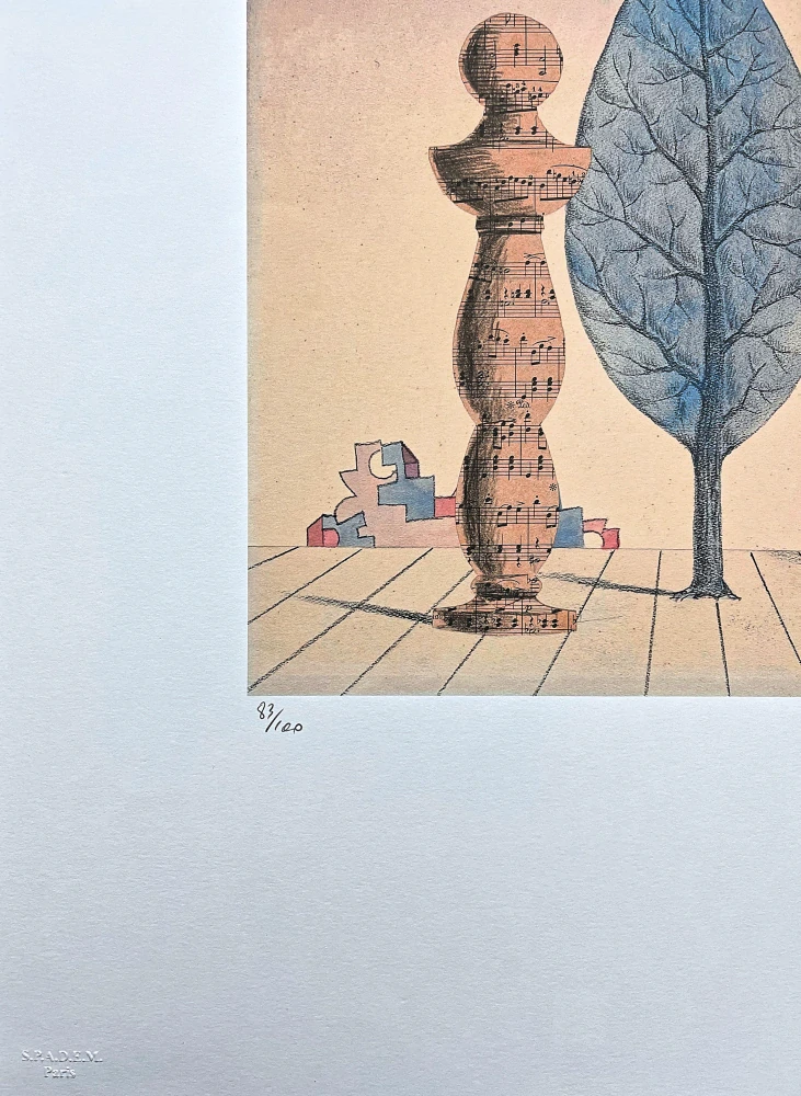 René Magritte - Spirit and form 83/100 - limitovaná edice, 50x70cm