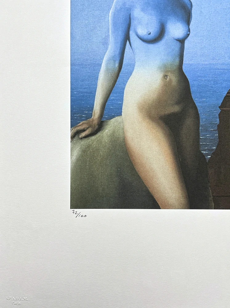 René Magritte - Black Magic 72/100 - limitovaná edice, 50x70cm