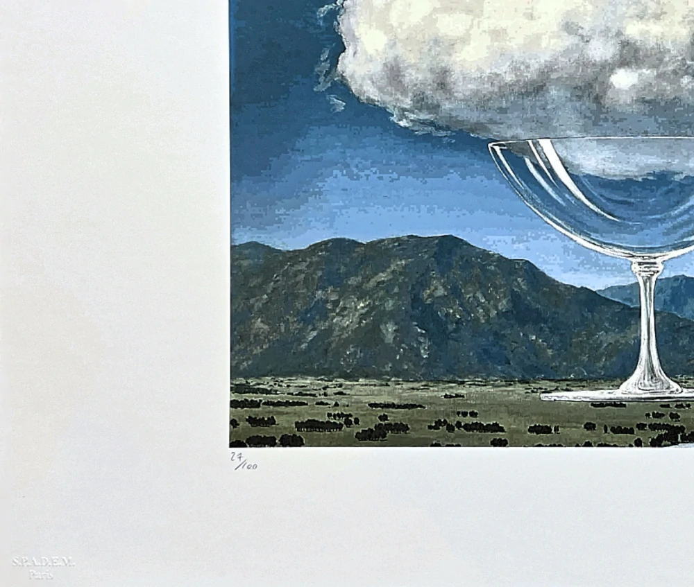 René Magritte - The Heartstrings 27/100 - limitovaná edice, 70x50cm