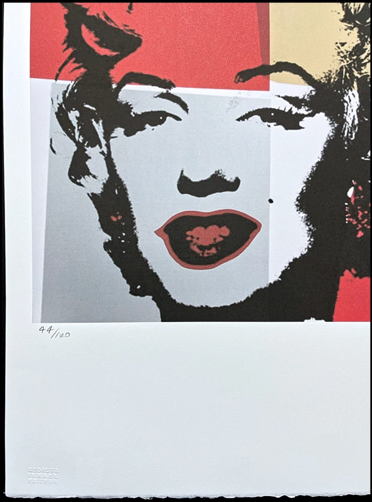 Andy Warhol - Marilyn Monroe ve čtvercích x/100 - edice Leo Castelli s certifikátem