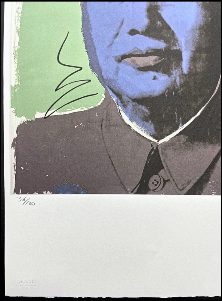 Andy Warhol - Mao Ce-tung zeleno-šedý 36/100 - edice Leo Castelli s certifikátem