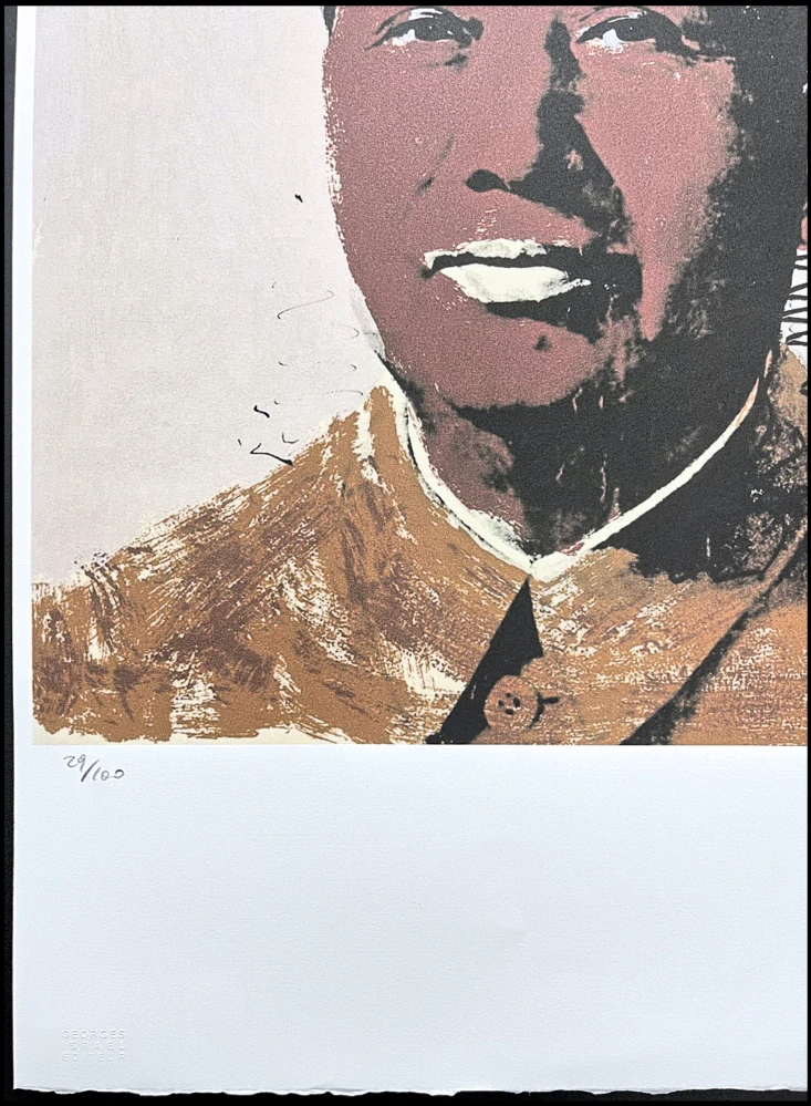 Andy Warhol - Mao Ce-tung hnědý 29/100 - edice Leo Castelli s certifikátem