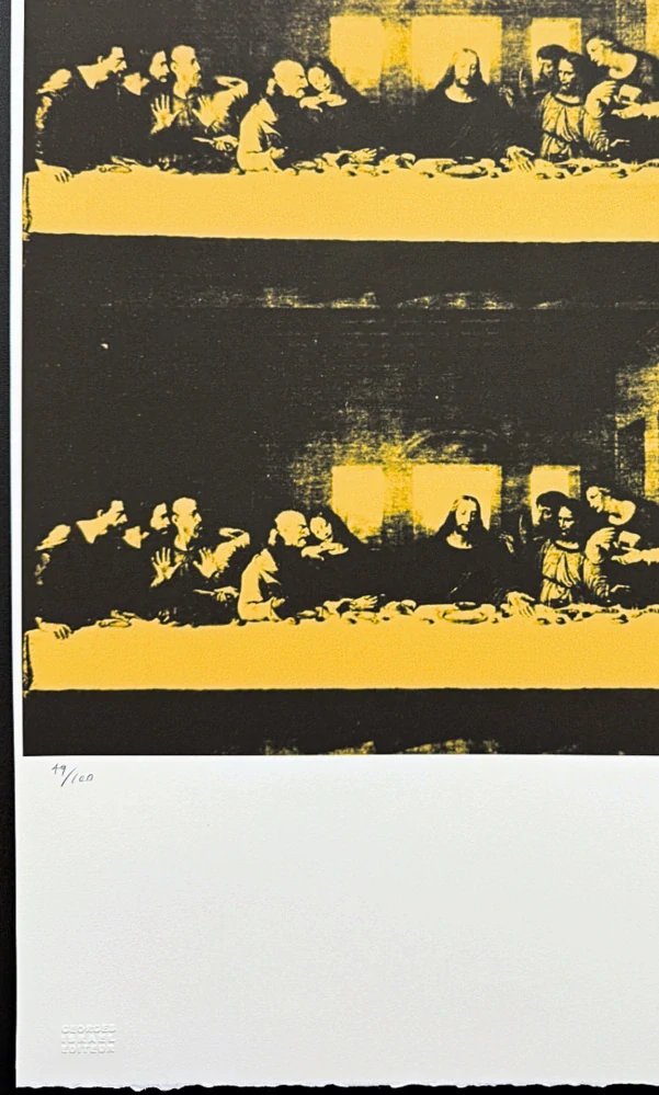Andy Warhol - The Last Supper 49/100 - edice Leo Castelli s certifikátem